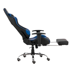 Silla Gamer Kanji KJ-488T- AZUL Reclinable Apoyapies y Brazos en internet