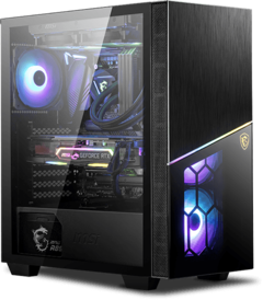 Imagen de Gabinete MSI MPG SEKIRA 100R Mid-Tower Fan RGB x4