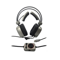 AURICULARES NOGA MISFIT USB 7.1 LED GRIS - comprar online