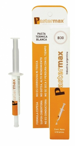 PASTA TERMICA PASTERMAX PARA CPU B30 (BLANCA) PASTA TERMICA