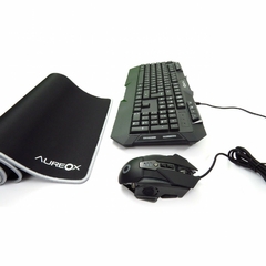 TECLADO y MOUSE + PAD AUREOX LIFELIGHT GAMING GC1000 en internet