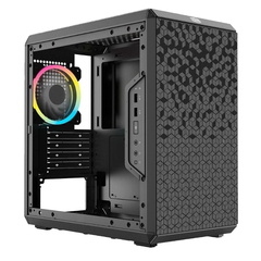 GABINETE COOLER MASTER MASTERBOX Q300L RAINBOW BLACK FILTROS MAGNETICOS