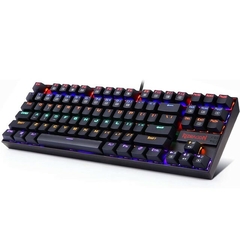 Teclado Mecánico Redragon Kumara K552 KR Black Rainbow Switch Red en internet