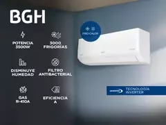 Aire Acondicionado BGH Inverter 3000F 3500w Frio/Calor BSI35WCGT en internet