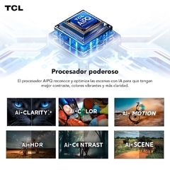 SMART TV TCL 75" QLED 4K 75C655 GOOGLE TV en internet