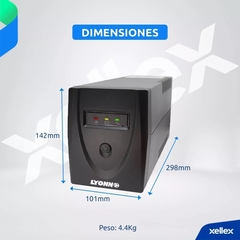 UPS LYONN DESIRE-500KS LED DE TRES ESTADOS SIN DISPLAY - CUMBRE MEGACOMPU