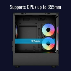 GABINETE AEROCOOL VIEWPORT MINI-G-BK-V2 NEGRO en internet