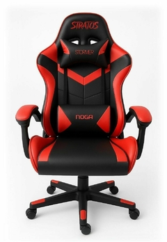 SILLA GAMER NOGA STRATOS KT ROJA Y NEGRO
