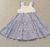 VESTIDO BB LAISE BRANCO SAIA LIST AZUL - comprar online