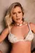 Biquini Cortininha Busto Dupla Face Rendado- Nude e Off - comprar online