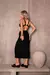 Saia Midi Franzida Sol - Black - loja online