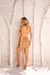 Vestido com Argola - Renda com Fio Gold - Atacado Store Guette