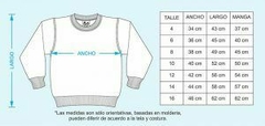 Buzo Unisex Colegial - comprar online