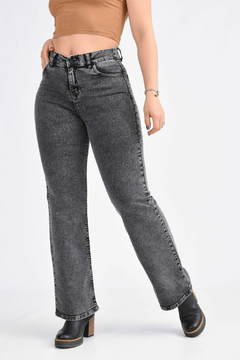 ART. GREiI| WIDE LEG GRIS NEVADO ELASTIZADO MINORISTA - comprar online