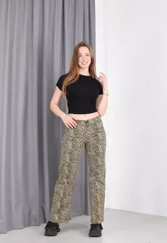 ART. YAHA | WIDE LEG ANIMAL PRINT - Nichi Indumentaria