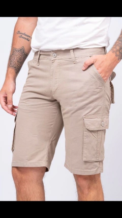 Lautaro Bermuda CARGO de Gabardina Cod 3602