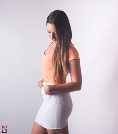 Pollera de jean Bianca - - Nichi Indumentaria