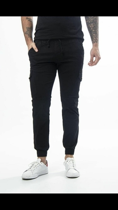Imagen de H Pantalones jogger de gabardina elastizada PREMIUM - MINORISTA