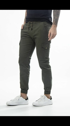H Pantalones jogger de gabardina elastizada PREMIUM - MINORISTA