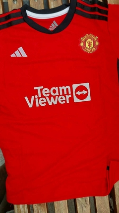 Camiseta MANCHESTER United infantil -off% - Nichi Indumentaria