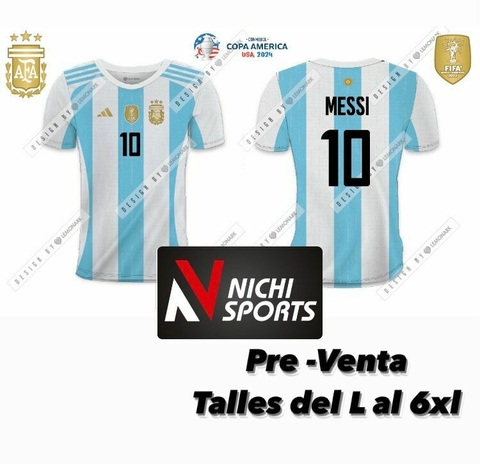 Camiseta PERSONALIZADA ARGENTINA SUBLIMADO