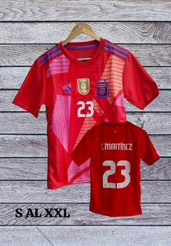 Camiseta DIBU rojo ADULTO -off%