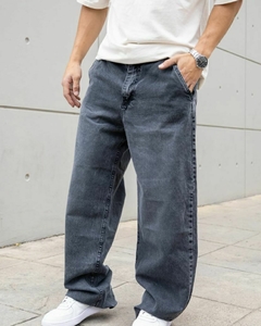 Pantalon de jean gris BAGGY -MINORISTA