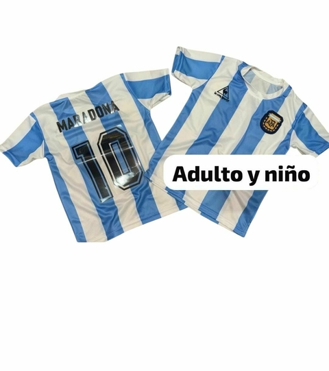 Camiseta RETRO AGENTINA MARADONA Infantil - comprar online