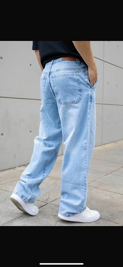 Pantalon de jean celeste BAGGY - (MINORISTA - comprar online