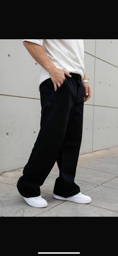 Pantalon de jean negro BAGGY - Nichi Indumentaria