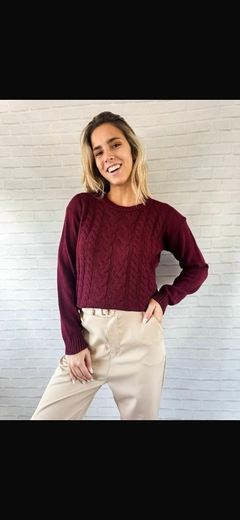 Sweater tejido suiza - comprar online