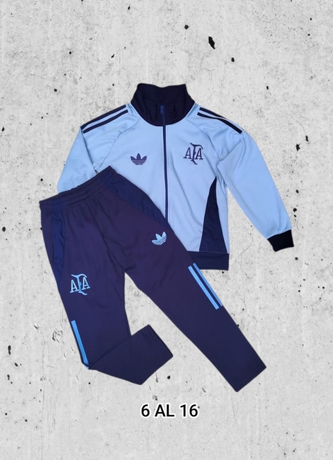 Conjunto Campera Termica AFA CELESTE - comprar online