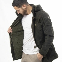 Parka de Gabardina con abrigo Mauro - Nichi Indumentaria