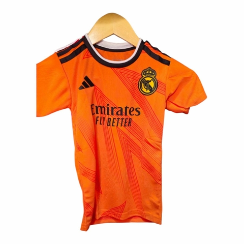 Camiseta de fútbol REAL MADRID NARANJA INFANTIL - comprar online