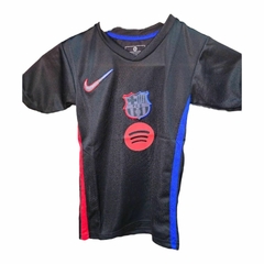 Camiseta de fútbol BARCELONA NEGRA INFANTIL - - comprar online