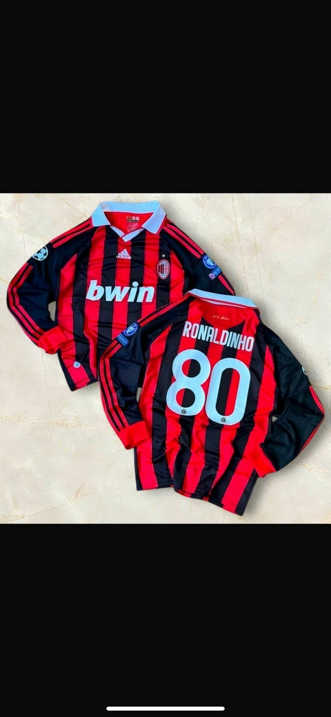 Camiseta RETRO MANGA LARGA MILAN - comprar online