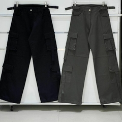 Doble cargo Gabardina elasticada -MINORISTA - Nichi Indumentaria