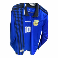 Camiseta de futbol RETRO ARGENTINA MARADONA Manga larga - comprar online