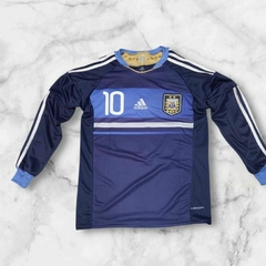Camiseta de futbol RETRO ARGENTINA MESSI Manga larga - comprar online