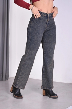 ART. MAITE | WIDE LEG AZUL MATIZADO - MINORISTA en internet