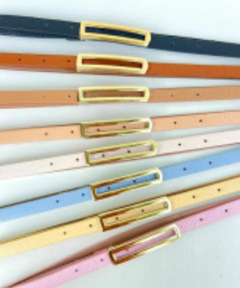 CINTO LAURA FIVELA RETANGULAR