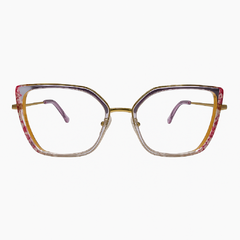 RECETA EM2090 MULTICOLOR / METAL DORADO