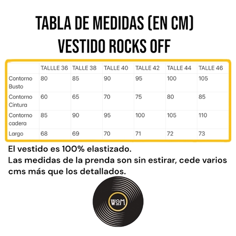 VESTIDO ROCKS OFF