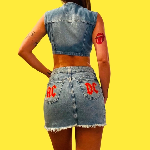 POLLERA AC/DC