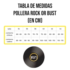 POLLERA Rock or Bust - W.O.M Music Brand