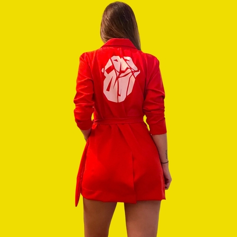 BLAZER VESTIDO HACKNEY DIAMONDS rojo
