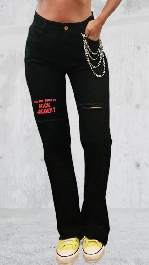 JEAN WIDE LEG JAGGER