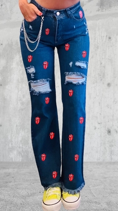 JEAN WIDE LEG KEEF