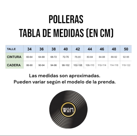 SHORT POLLERA REDONDOS