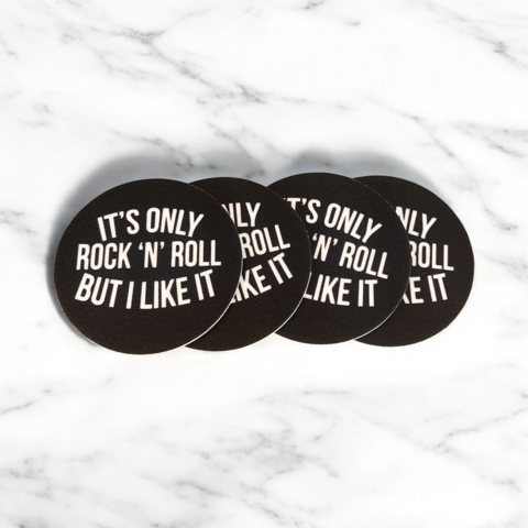SET POSAVASOS IT’S ONLY RNR - comprar online
